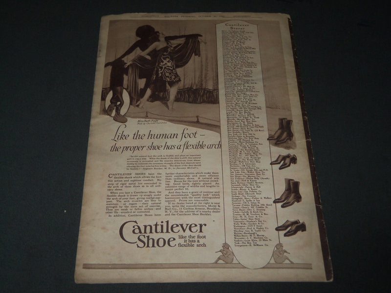 1921 OCTOBER 20 MID-WEEK PICTORIAL MAGAZINE SECTION - WORLD SERIES - J 3251