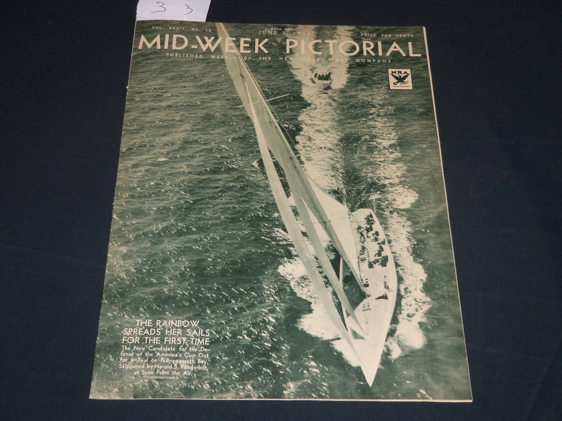 1934 JUNE 2 MID-WEEK PICTORIAL MAGAZINE SECTION - CENTURY OF PROGRESS - NP 4521