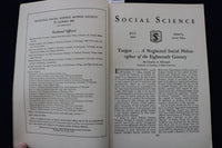 1935 JULY SOCIAL SCIENCE QUARTERLY SOFTCOVER BOOK - K 1453