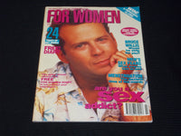 1992 VOL 1 #5 FOR WOMEN MAGAZINE - BRUCE WILLIS FRONT COVER - E 16901