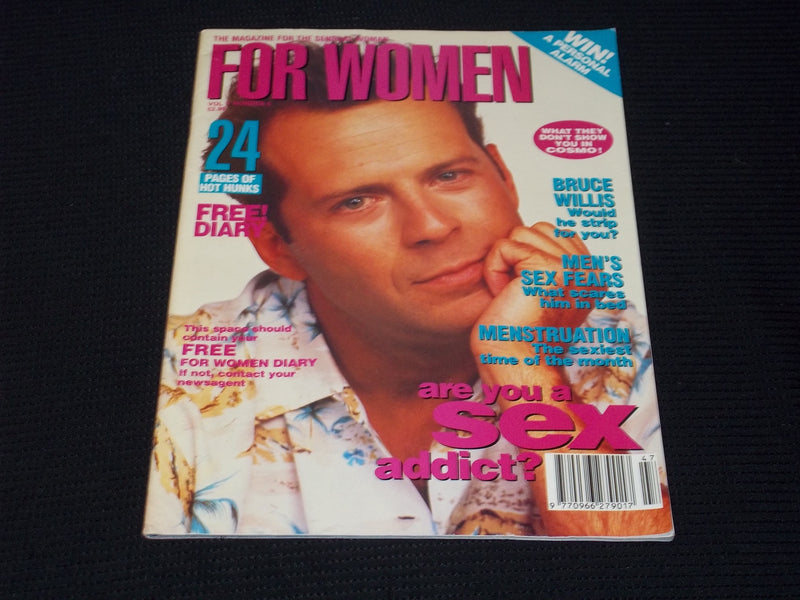 1992 VOL 1 #5 FOR WOMEN MAGAZINE - BRUCE WILLIS FRONT COVER - E 16901
