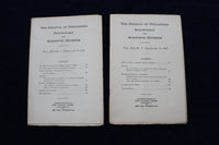 1915 THE JOURNAL OF PHILOSPHY AND SCIENTIFIC METHODS - LOT OF 14 - O 3354