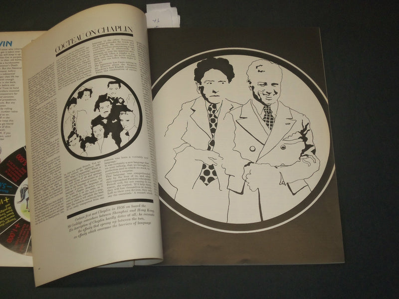1967 JANUARY TOWN MAGAZINE - COCTEAU ON CHAPLIN - R.O BLECHMAN ILLUS. - ST 6167