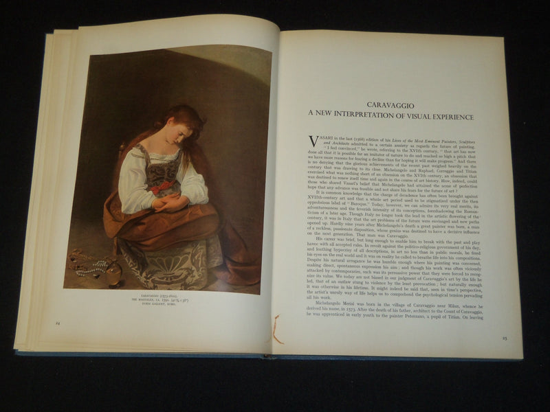 1952 ITALIAN PAINTING FROM CARAVAGGIO TO MODIGLIANI BOOK -ALBERT SKIRA - I 1757