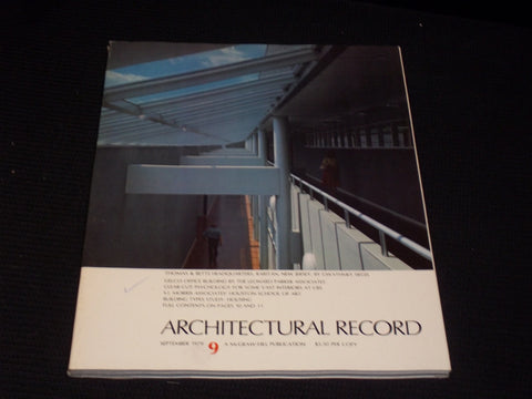 1979 SEPTEMBER ARCHITECTURAL RECORD MAGAZINE - THOMAS & BETTS COVER - E 5973