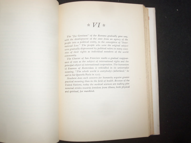 1949 PEACE ON EARTH HARDCOVER BOOK BY ROBERT SHERWOOD - 1ST EDITION - KD 9293