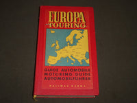 1955 EUROPA TOURING AUTOMOBILE GUIDE BOOK - HALLWAG BERN - NICE MAPS - KD 4885
