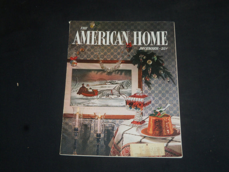 1954 DECEMBER THE AMERICAN HOME MAGAZINE - NICE COVER, STORIES & PHOTOS- SP 7176