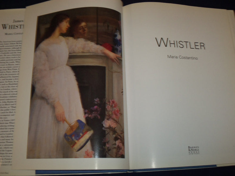 1997 JAMES MCNEILL WHISTLER BOOK BY MARIA COSTANTINO - GREAT PRINTS - KD 2732