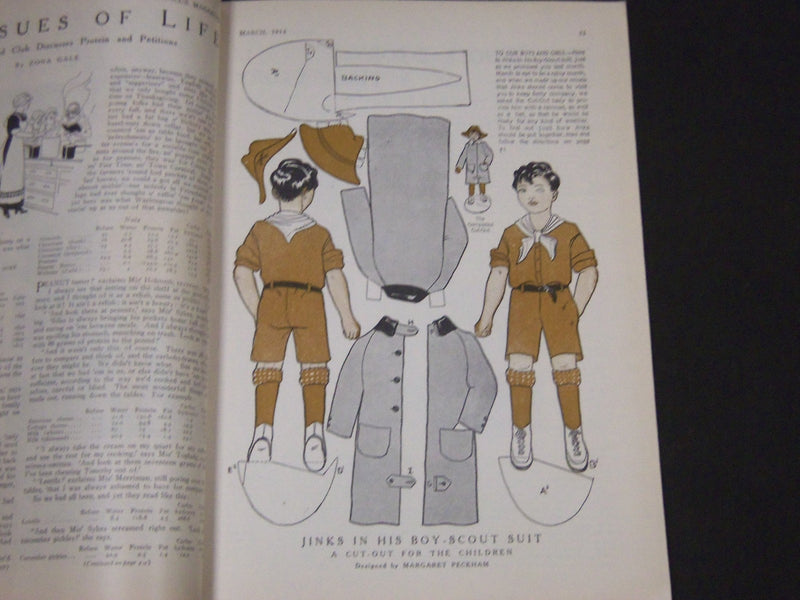1914 MARCH MCCALL'S MAGAZINE - FASHION ILLUSTRATIONS - ST 150