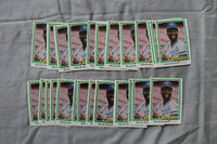 WILLIE WILSON 1981 DONRUSS BASEBALL CARDS - CARD #223 - NM-MT - LOT OF 32 - #59