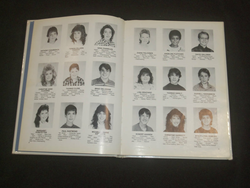 1988 MEMORIAL SCHOOL YEARBOOK - UNION BEACH, NEW JERSEY - YB 2217