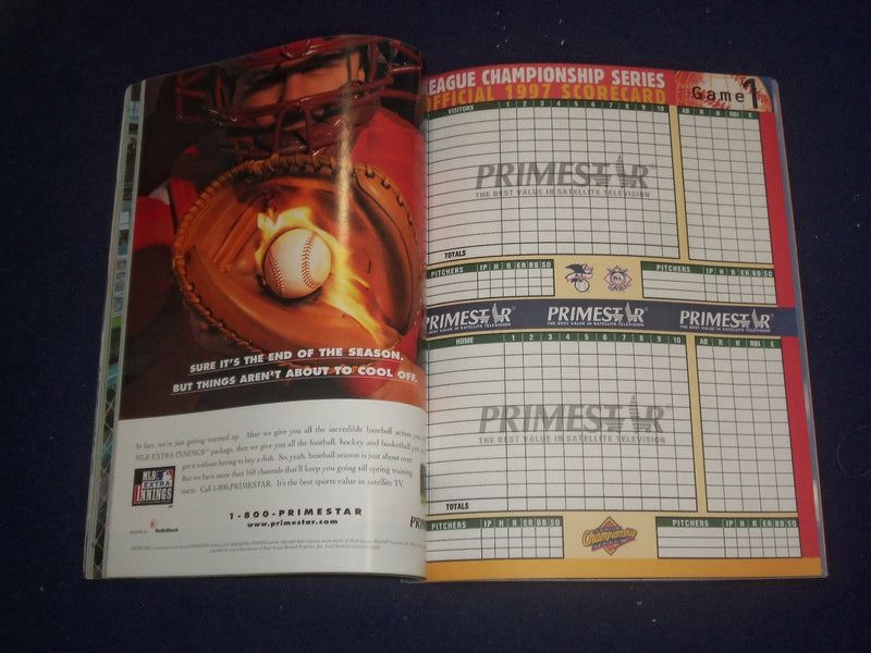1997 AMERICAN LEAGUE CHAMPIONSHIP SERIES PROGRAM - CLEVELAND - BALTIMORE-ST 6524