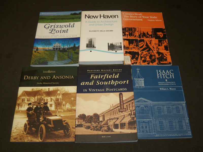 HUGE CONNECTICUT BOOK LOT OF 27 - ALL SOFTCOVER - KD 927