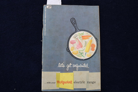 1955 HOTPOINT ELECTRIC RANGE MANUAL - SOFTCOVER - K 1559