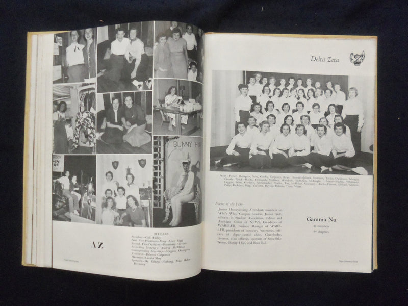 1954 WARBLER EASTERN ILLINOIS STATE COLLEGE YEARBOOK - CHARLESTON, IL - YB 3312