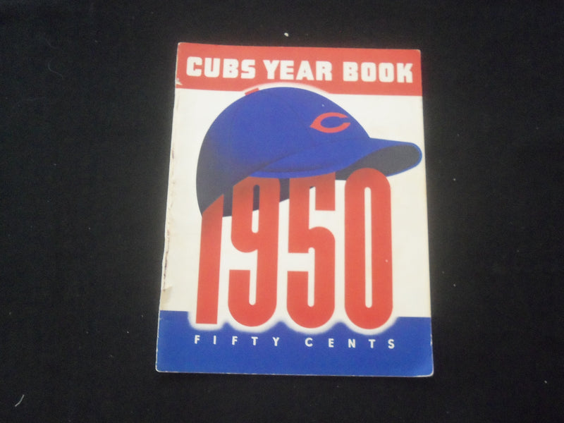 1950 CHICAGO CUBS YEAR BOOK - J 7850
