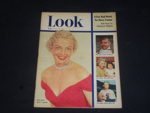 1951 AUGUST 28 LOOK MAGAZINE - VIVIAN BLAINE COVER - SP 8033