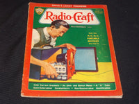 1932 AUGUST RADIO-CRAFT MAGAZINE VERY NICE COVERS & ADS - E 426