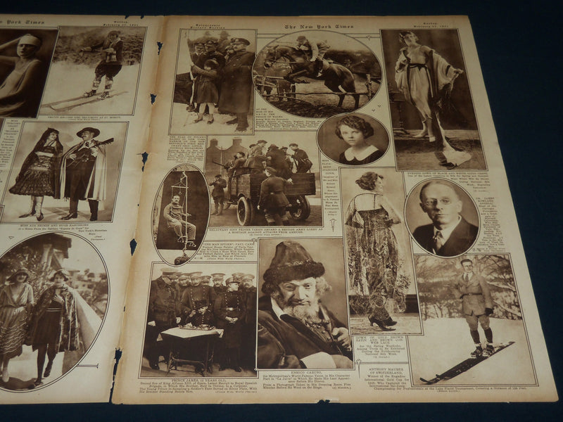 1921 FEBRUARY 27 NEW YORK TIMES PICTURE SECTION 4 & 5 - CLEMENCEAU - NT 8919