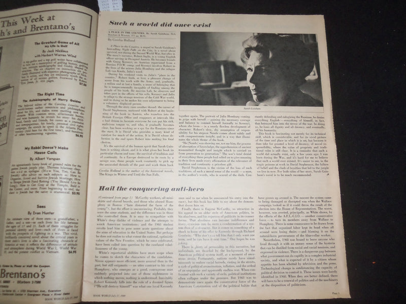 1969 JULY 20, 27 & AUG 3 CHICAGO TRIBUNE BOOK WORLD SECTIONS -LOT OF 3- NP 8077