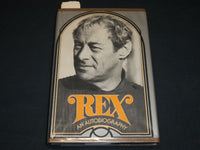 1975 REX AN AUTOBIOGRAPHY HARDCOVER BOOK INSCRIBED BY REX HARRISON - D 453