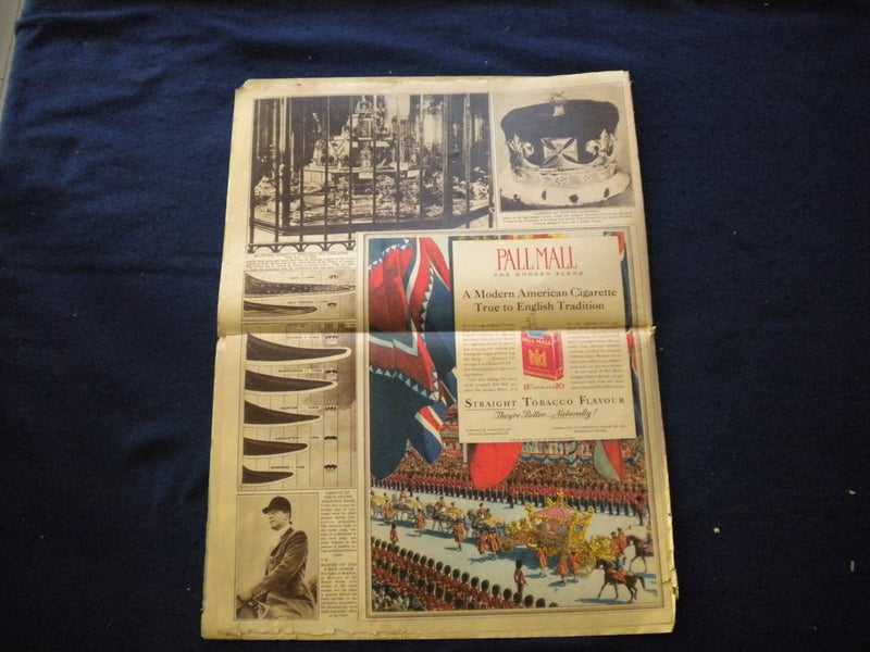 1937 MAY 9 THE PHILADELPHIA INQUIRER ROTOGRAVURE SECTION - CORONATION - NP 6026