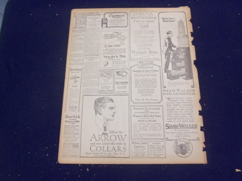 1920 APRIL 29 NEW YORK TIMES - WOOD'S LEAD IN NEW JERSEY IS 612 - NT 8290