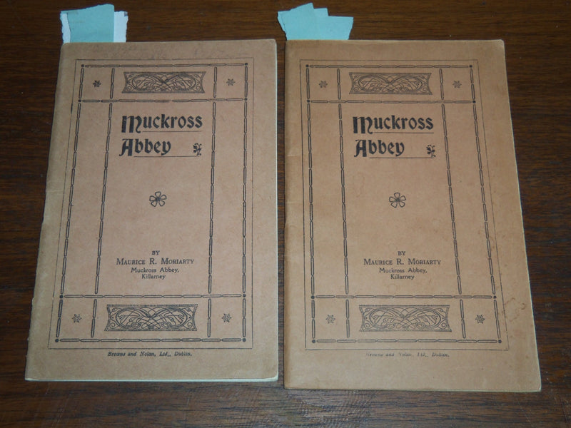 1926 & 1928 MUCKROSS ABBEY GUIDES LOT OF 2 - MAURICE R. WORIARTY - K 1279