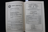 1934 TULANE THEATRE PROGRAM - WALTER HAMPDEN - K 1808