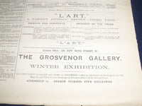 1877 THE ACADEMY WEEKLY REVIEW OF LITERATURE LOT OF 25 ISSUES - LONDON - O 2225