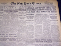 1939 OCTOBER 26 NEW YORK TIMES - BOMBING OF BRITAIN URGED - NT 3691
