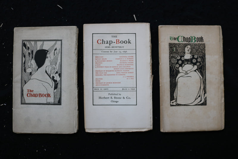 1894-1896 THE CHAP BOOK - SEMI-MONTHLY - LOT OF 38 - O 3717