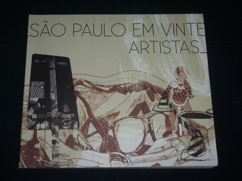 2010 SAO PAULO EM VINTE ARTISTAS SOFTCOVER BOOK BY ALBERTO HIAR JUNIOR - D 379