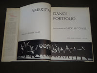 1964 AMERICAN DANCE PORTFOLIO W/ PHOTOS BY JACK MITCHELL - I 394