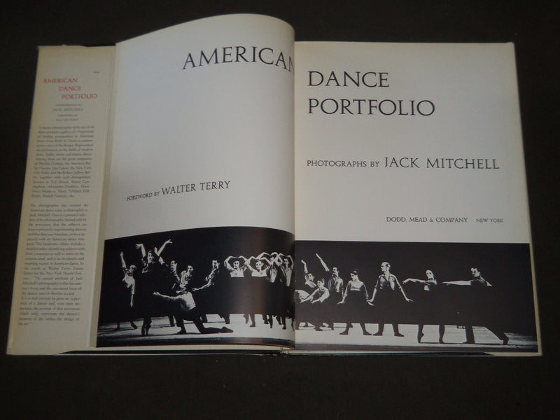 1964 AMERICAN DANCE PORTFOLIO W/ PHOTOS BY JACK MITCHELL - I 394