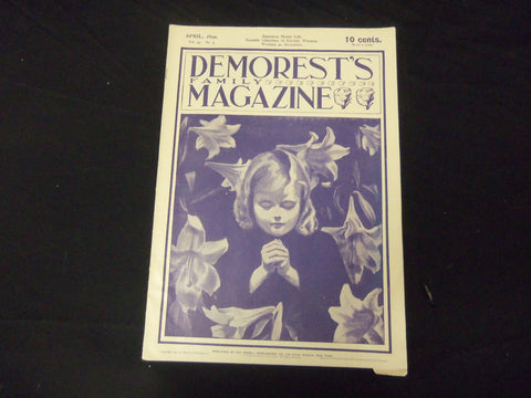 1899 APRIL DEMOREST'S FAMILY MAGAZINE - GREAT ILLUSTRATIONS & ADS - ST 1824