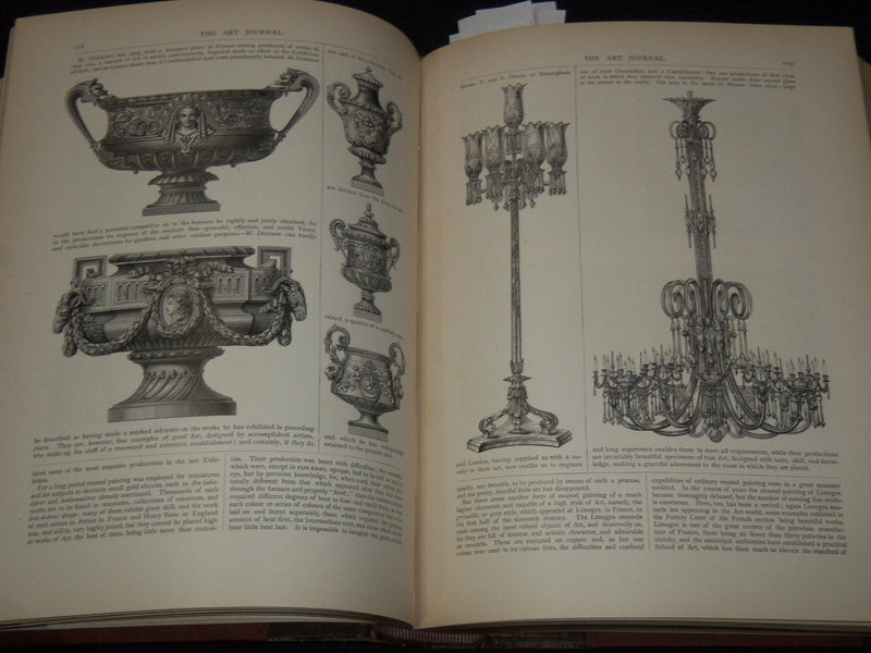 1879 THE ART JOURNAL NEW SERIES VOLUME NO. 5 - GREAT STEEL PLATES - KD 3806D
