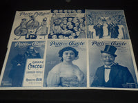 1904 PARIS QUI CHANTE REVUE ILLUSTREE MAGAZINE LOT OF 26 ISSUES - O 3442C