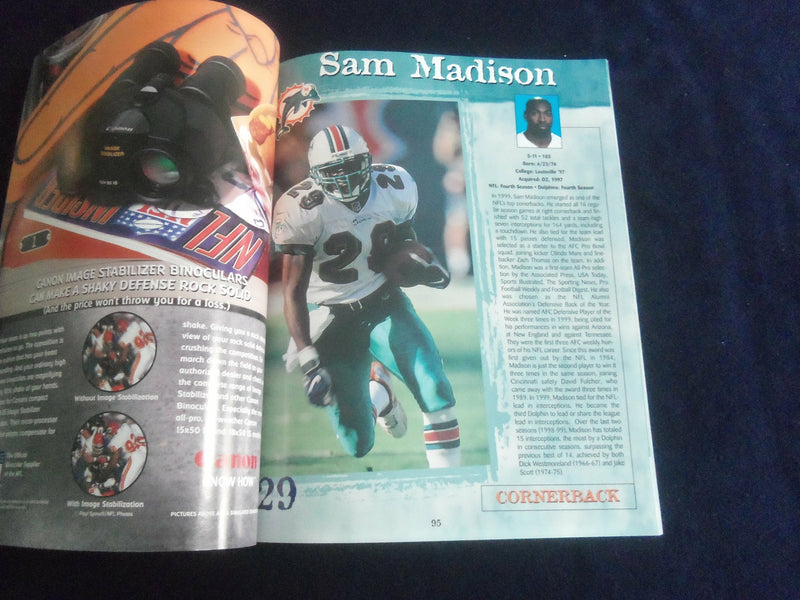 2000 MIAMI DOLPHINS PREVIEW MAGAZINE - ST 7151