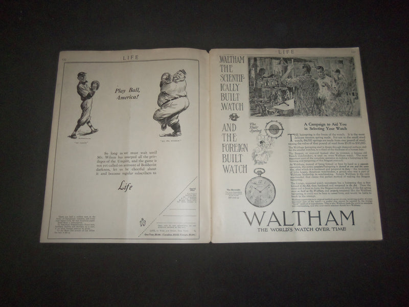 1919 APRIL 3 LIFE MAGAZINE - EASTER NUMBER - SAINT AND SINNERS - L 768X