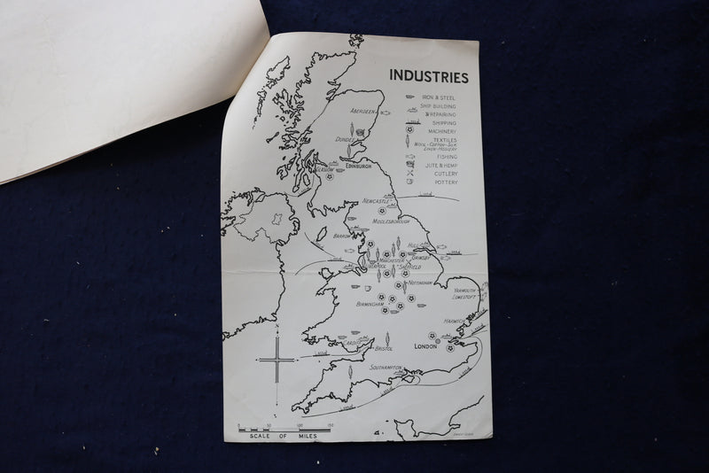 1930'S MAPS OF BRITAIN - BRITISH INFORMATION SERVICES - K 1749