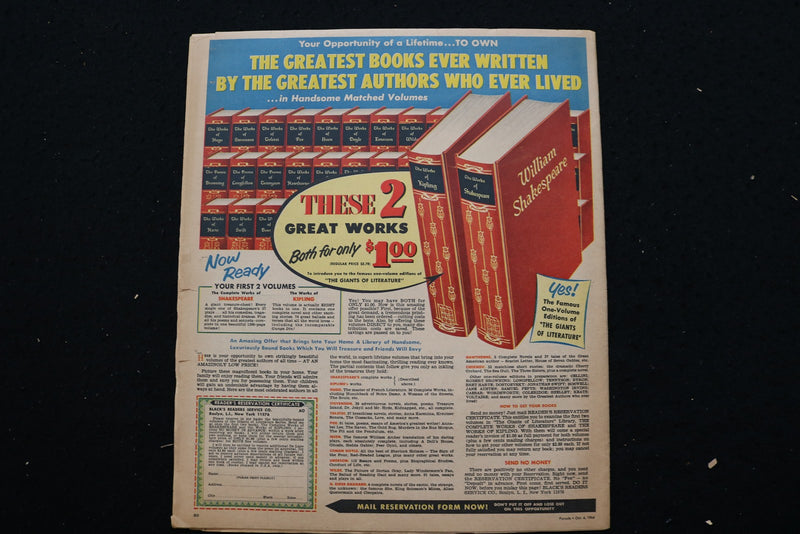 1964 OCTOBER 4 PARADE MAGAZINE - VIRGINIA GARLAND THOMPSON COVER - E 25634