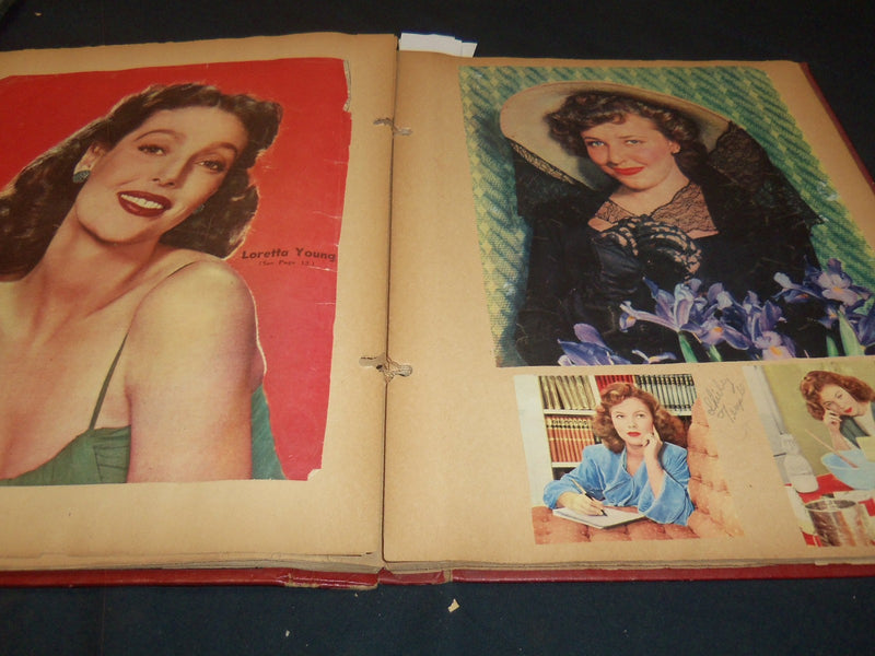 HOLLYWOOD MOVIE STARS SCRAPBOOK - LADD - WILDE - GREAT PHOTOS - 26A