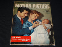 1957 APRIL MOTION PICTURE MAGAZINE - CARRIE FISHER & FRIENDS COVER - E 1476