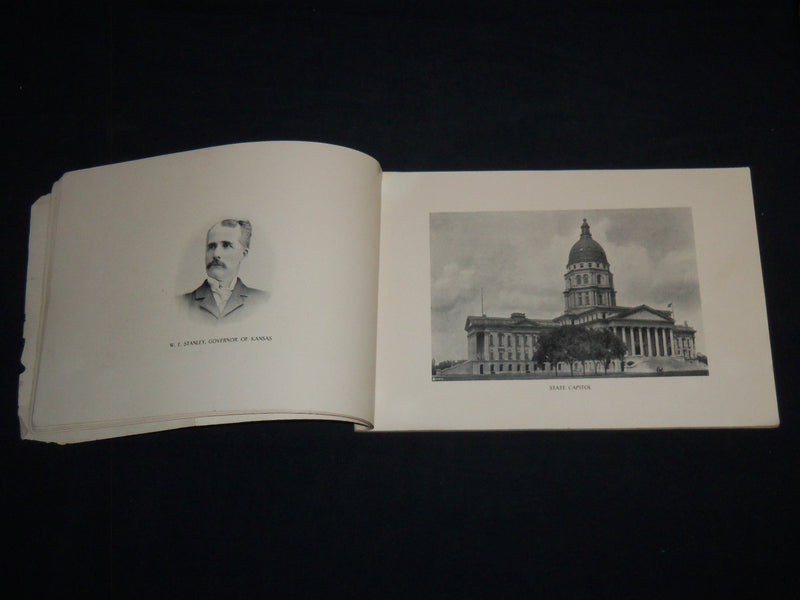1899 GLIMPSES OF TOPEKA BOOK PUBLISHED BY CHAS B. ARMSTRONG - J 8638