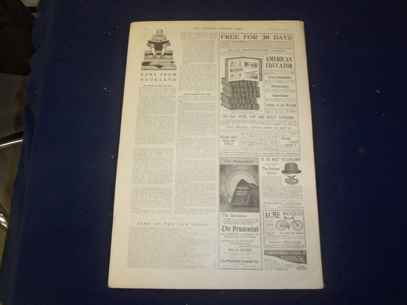 1899 MARCH 11 THE SATURDAY EVENING POST MAGAZINE - NICE ILLUSTRATIONS - B 6696
