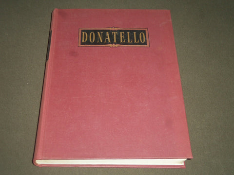1963 DONATELLO BOOK BY GIORGIO CASTELFRANCO - 209 ILLUSTRATIONS - I 510