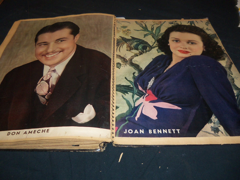 1940'S MOVIE STAR SCRAPBOOK - STEWART - TURNER - 12A