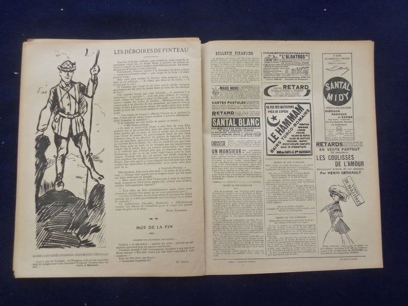 1908 MAY 16 LE SOURIRE MAGAZINE - ILLUSTRATED COMEDY - FRENCH TEXT - SP 4867K